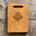Bamboo Cutting Board with Handle 13 3/4”x9 3/4”