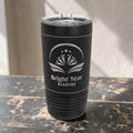 20oz Leatherette Tumbler with Slider Lid