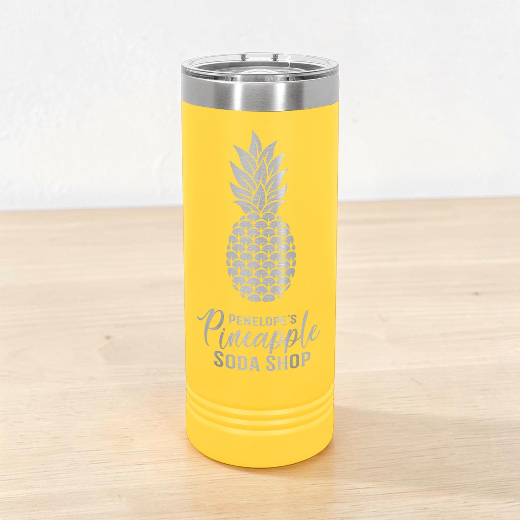 22oz Skinny Tumbler with Slider Lid