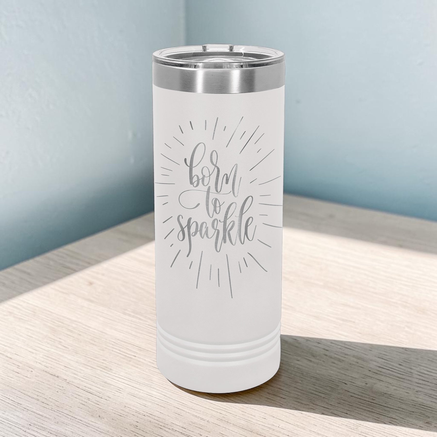 22oz Skinny Tumbler with Slider Lid