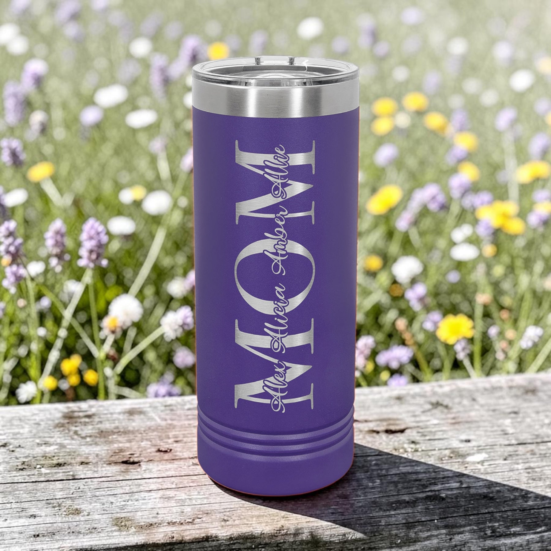 22oz Skinny Tumbler with Slider Lid