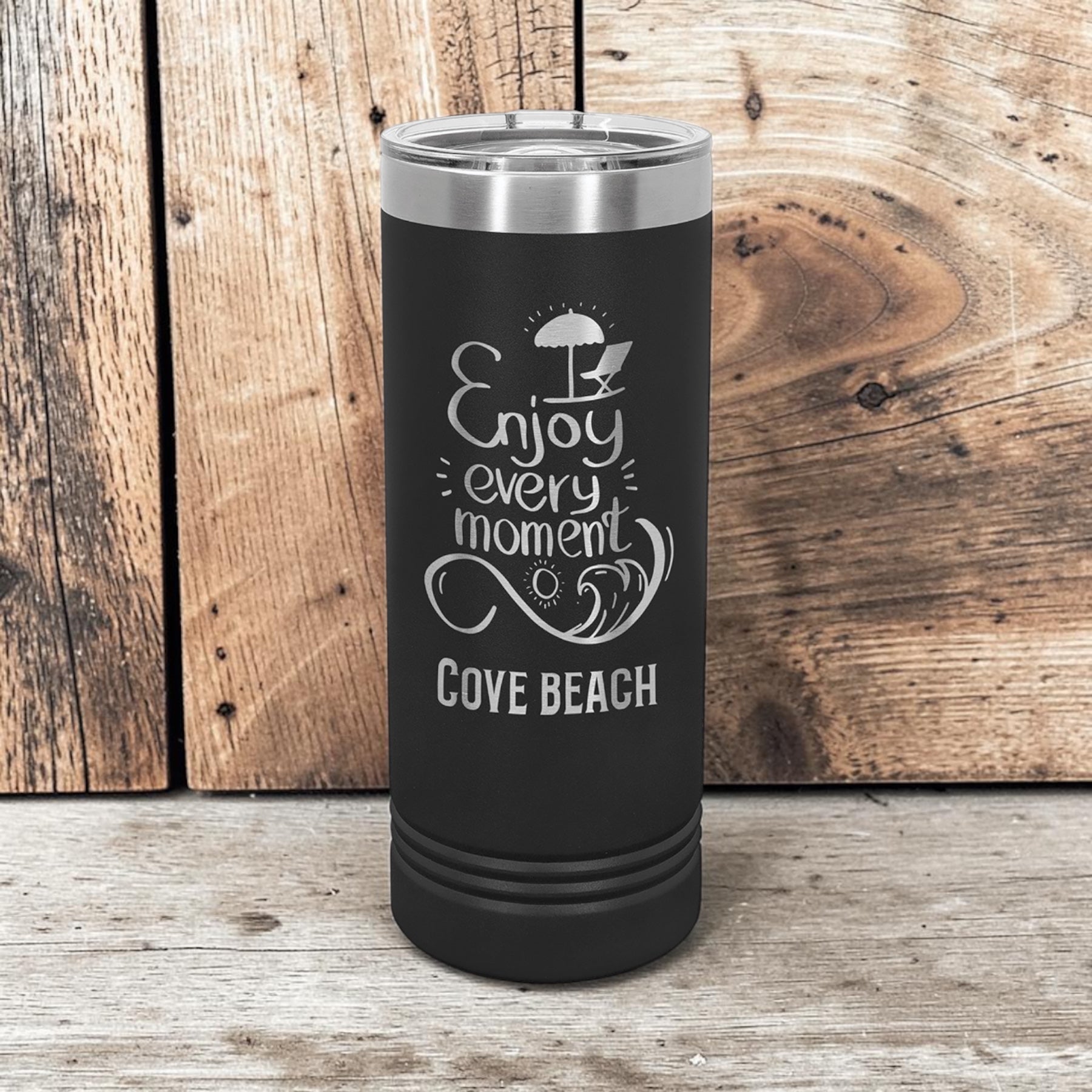 22oz Skinny Tumbler with Slider Lid